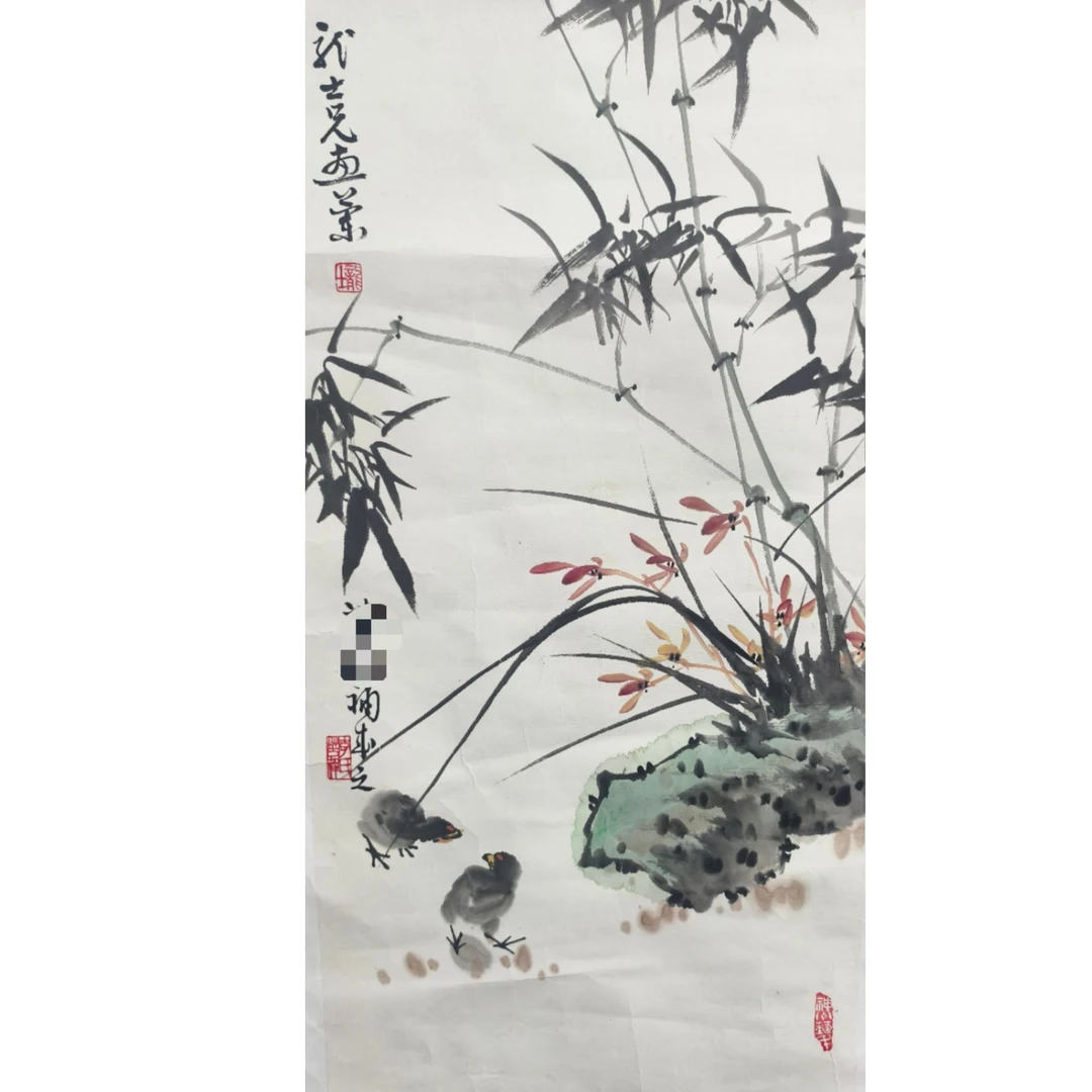 李KC 竹子画芯 100 500 4.5平尺