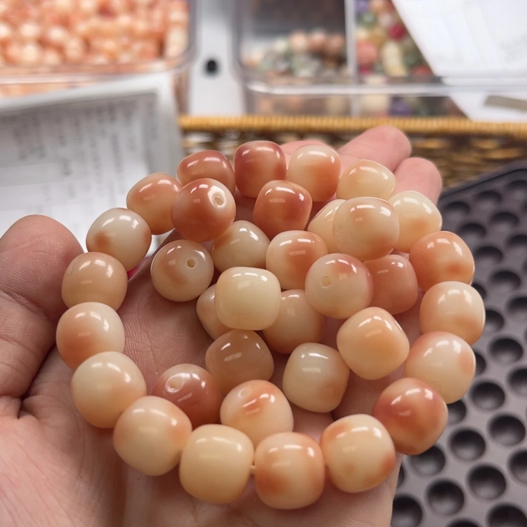 【闪购商品】白玉菩提吊坠c/11.75 30+10粉花皮