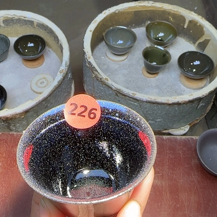 ＜***＜茶盏青钰建盏主人杯226