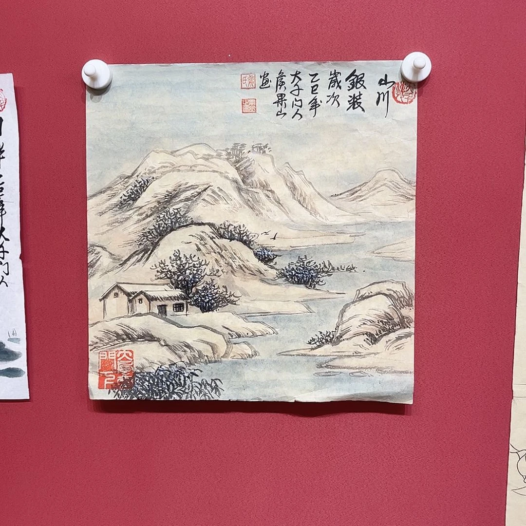 国画侯果山老师国画作品月