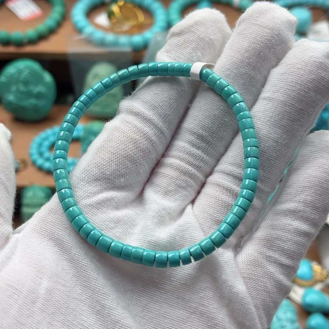 绿松石未镶嵌手串