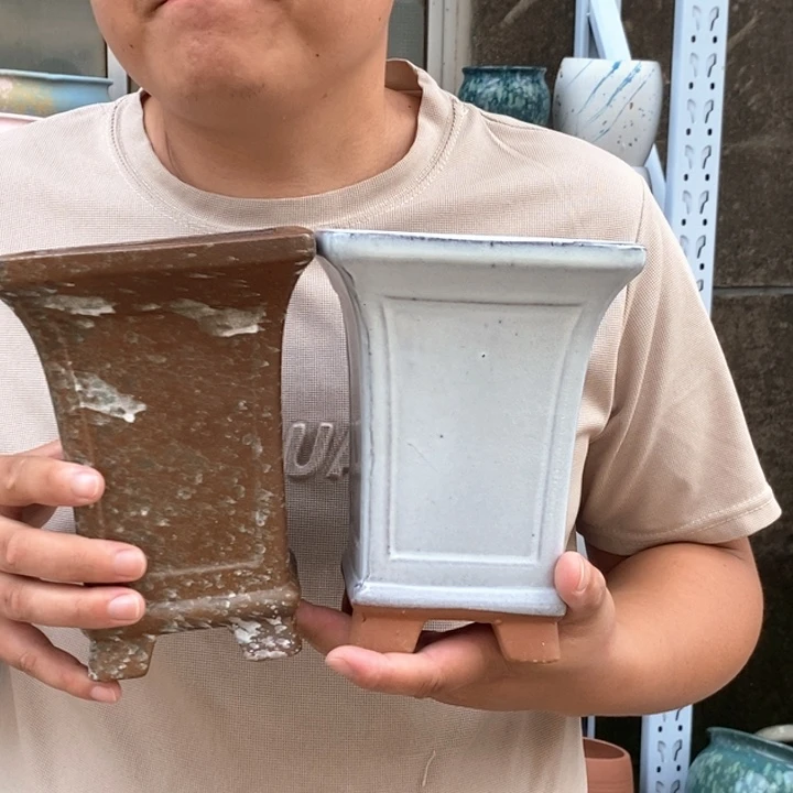 紫砂花盆口14高19福利