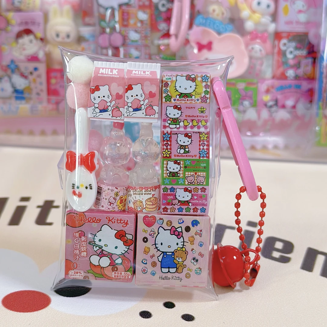 直播间随机拼装款手作微缩食玩包