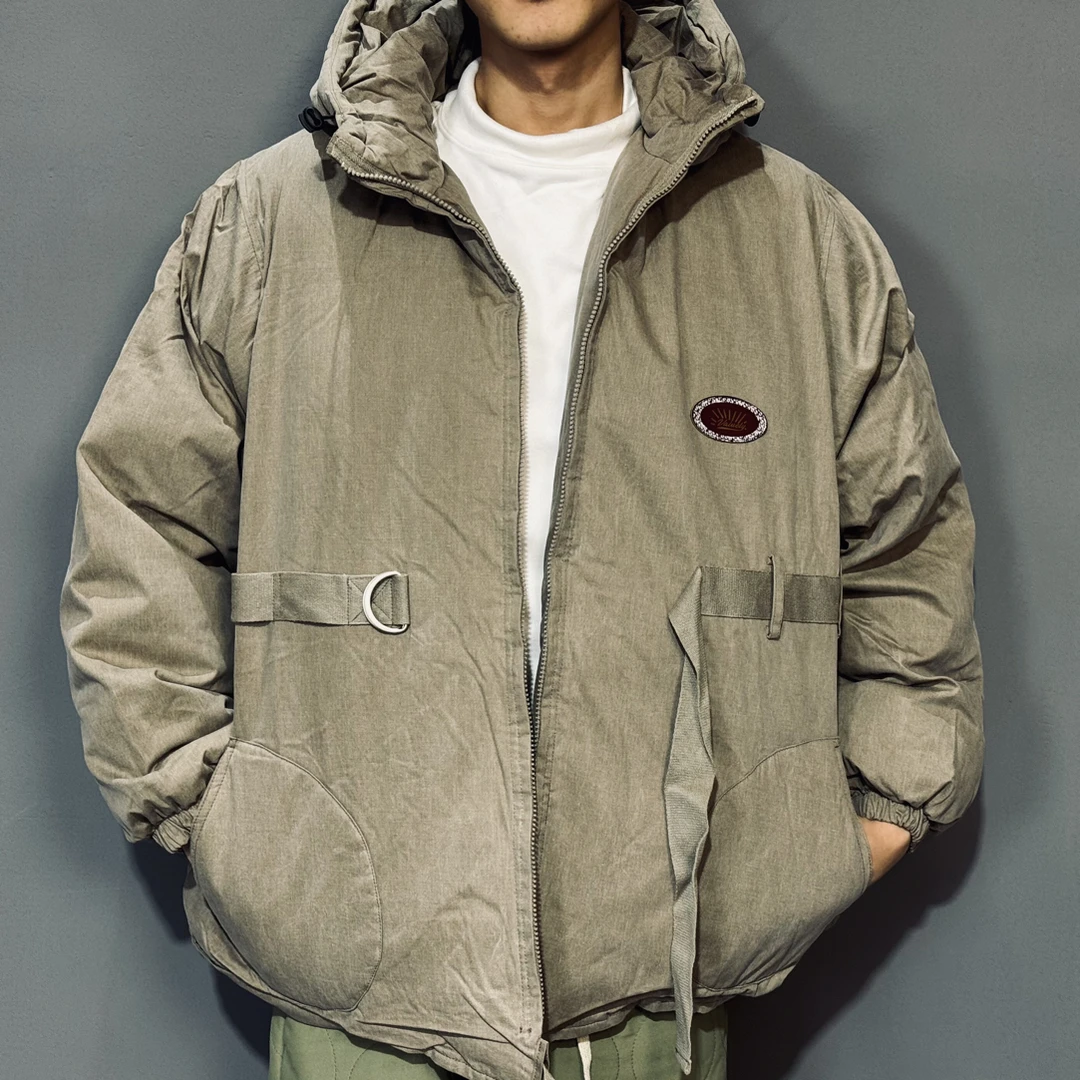 北方拍穿到0下加厚情侣款棉服冬季潮流户外可收长短重磅棉服