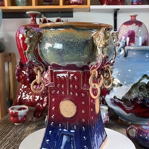 瓷片用****6神垕镇钧瓷艺术