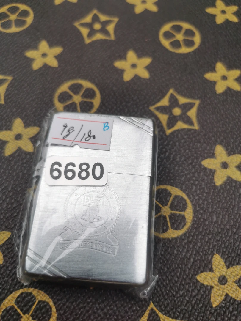 Zippo打火机回血98A37切角拉丝-6680