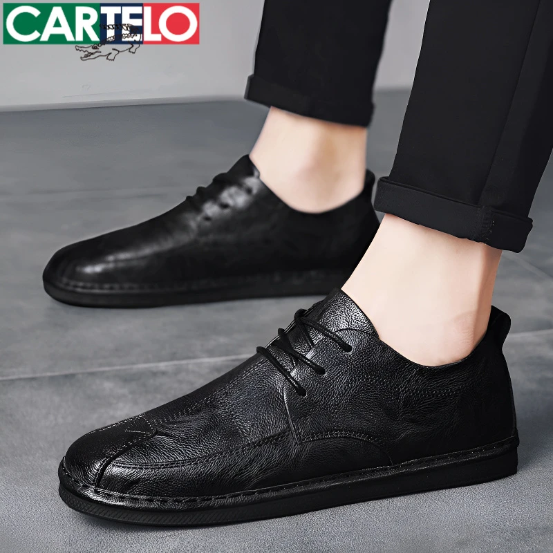 男鞋春季英伦风小皮鞋男韩版潮流百搭男士正装商务2025新款休闲鞋