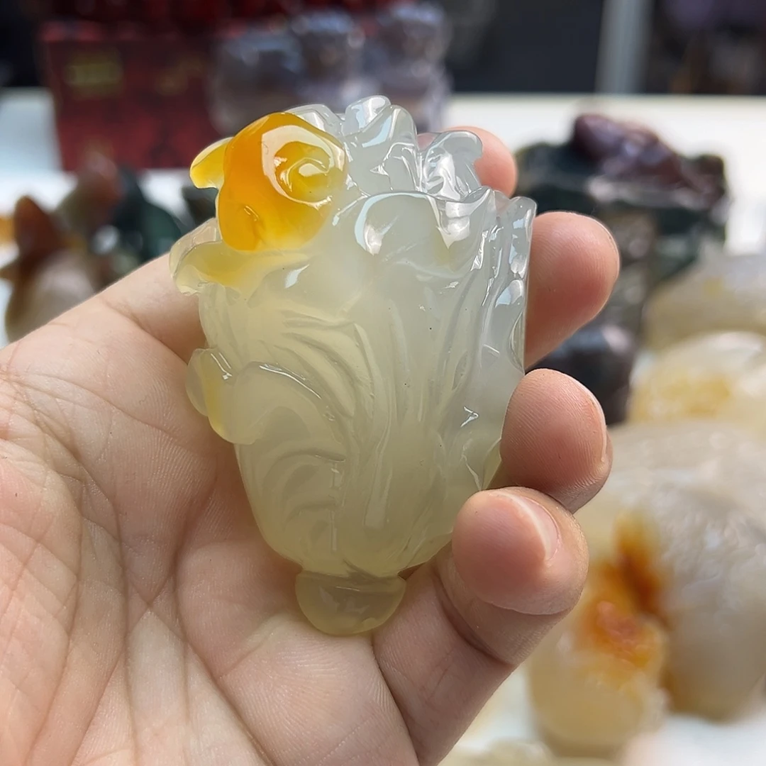 玛瑙/玉髓合金颈饰