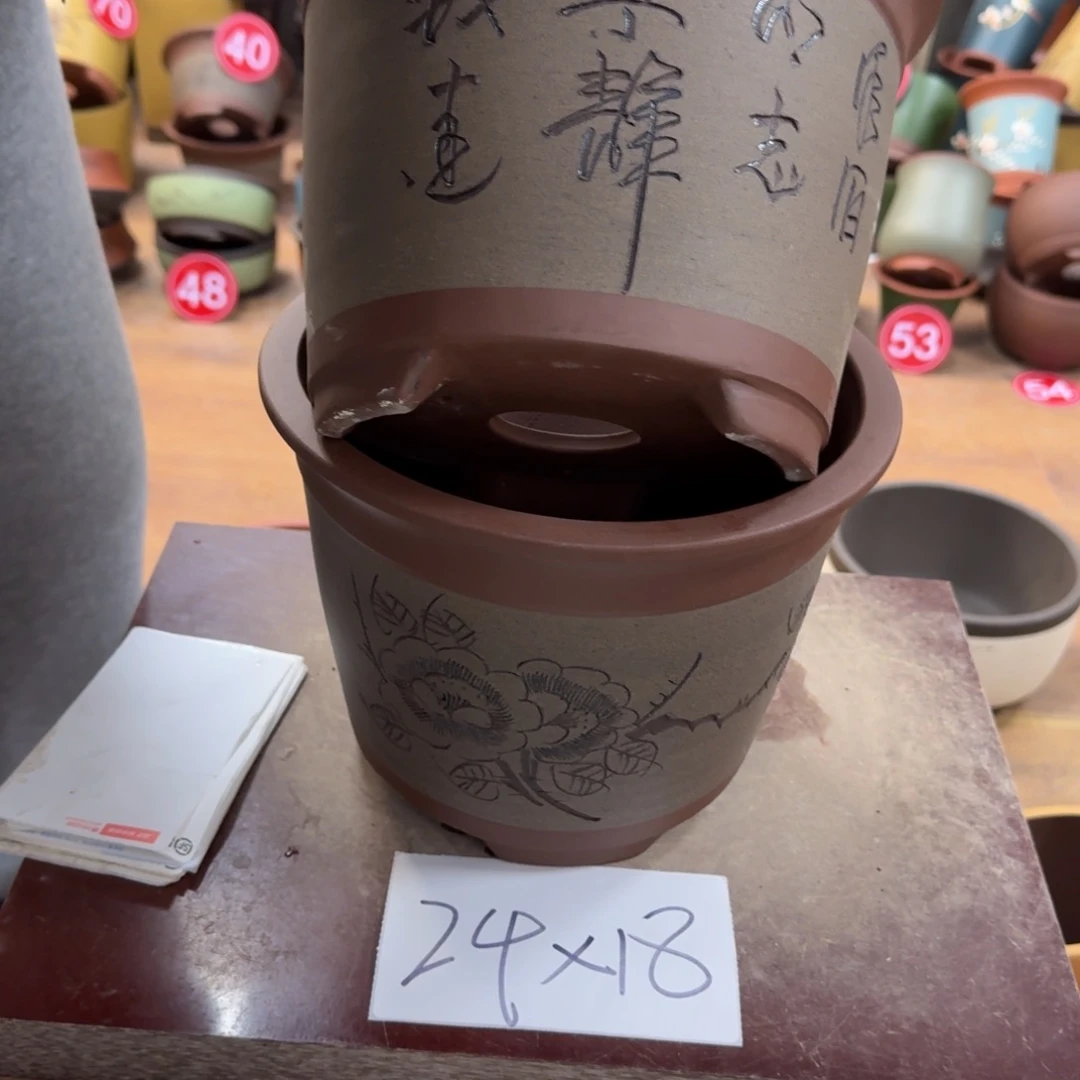 紫砂花盆破损包赔