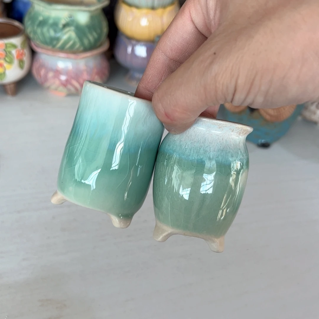 陶瓷多肉小花盆@@1946