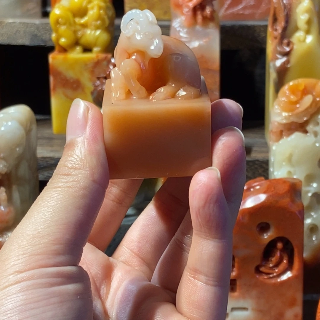 只***愁印石寿山石老挝善伯体