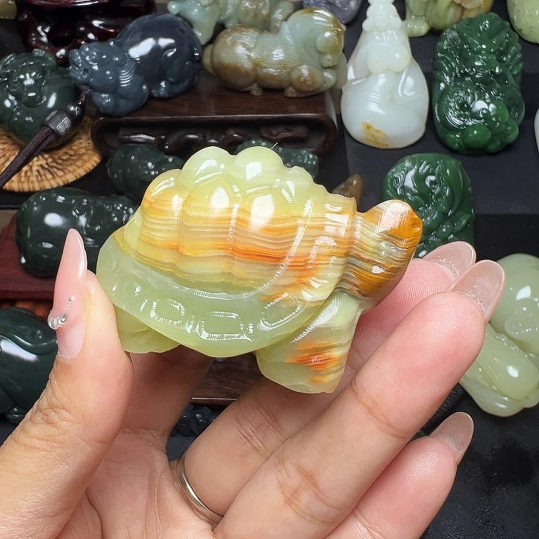 a***y软玉未镶嵌把件天然