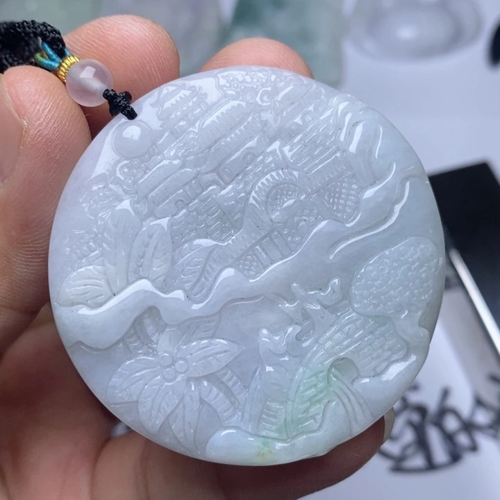 颈饰未镶嵌翡翠翡翠