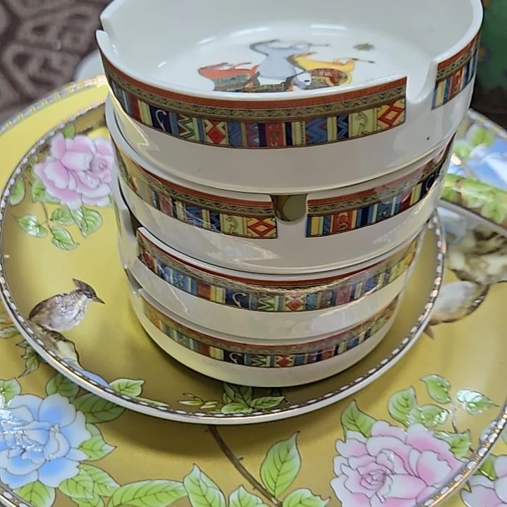 瓷片微瑕爱玛烟缸4个666666