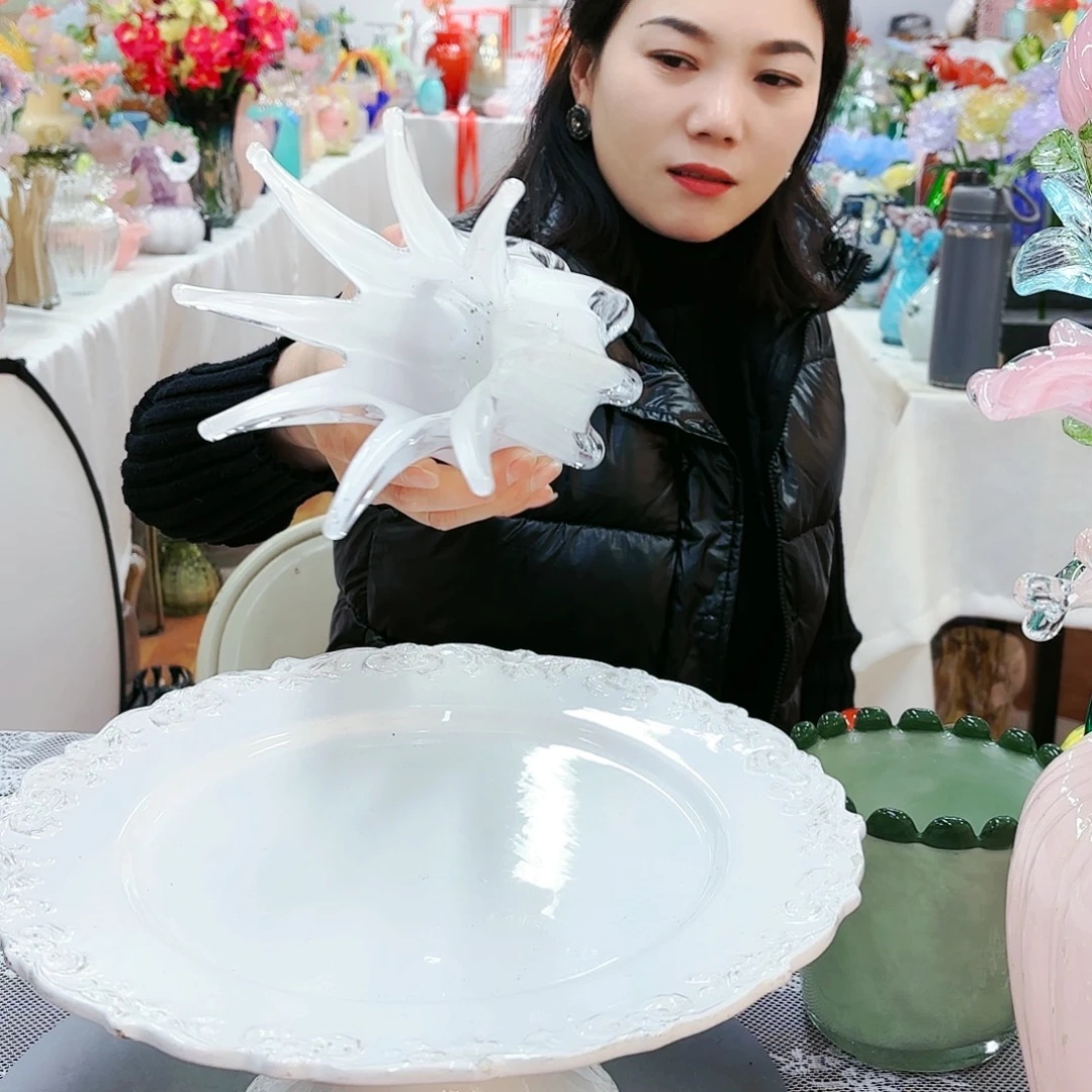 福利不退不换琉璃花瓶艺术品