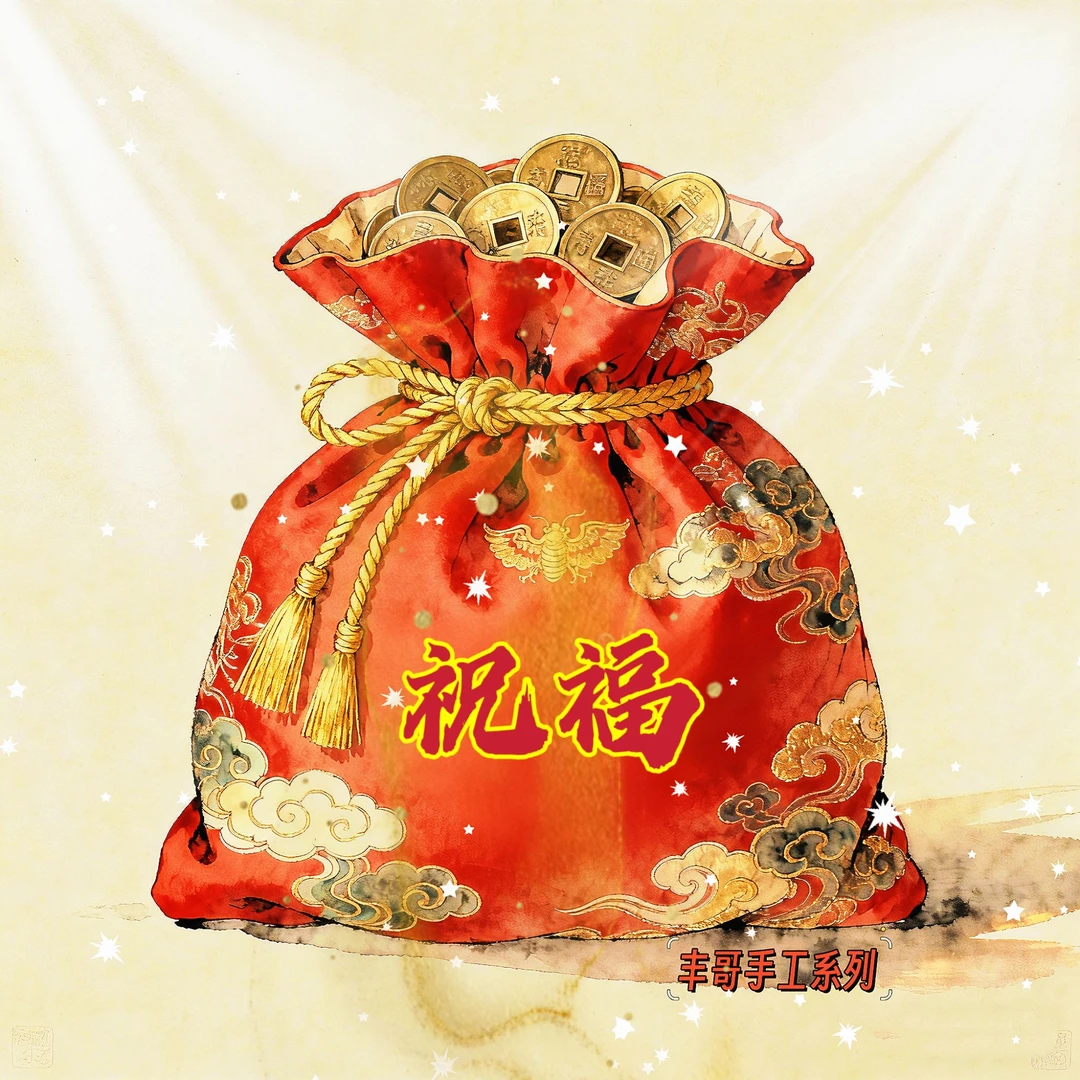 祝福卡好运系列-【丰哥手工制作】