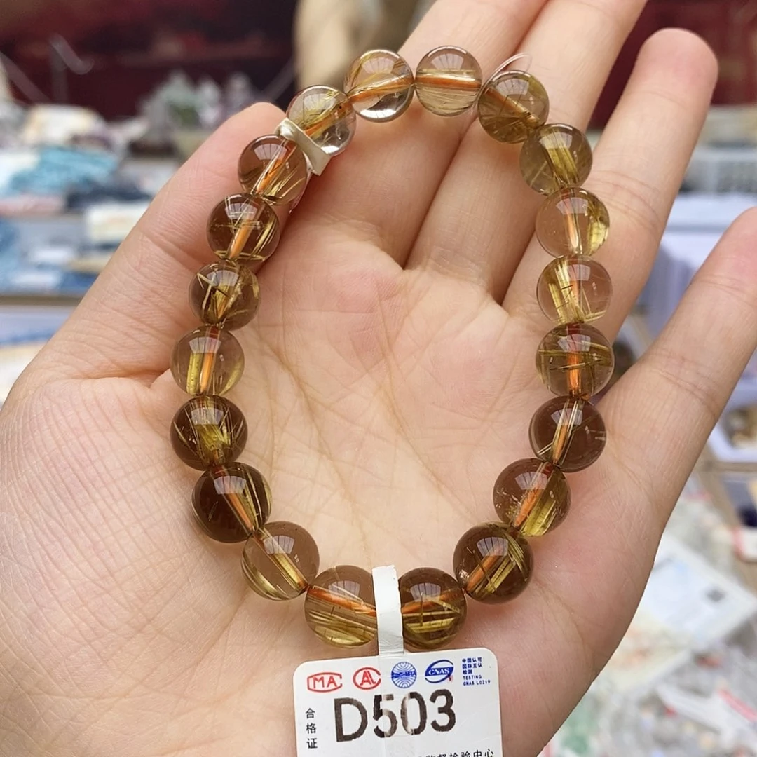 水晶手链未镶嵌D503 钛晶 10m+