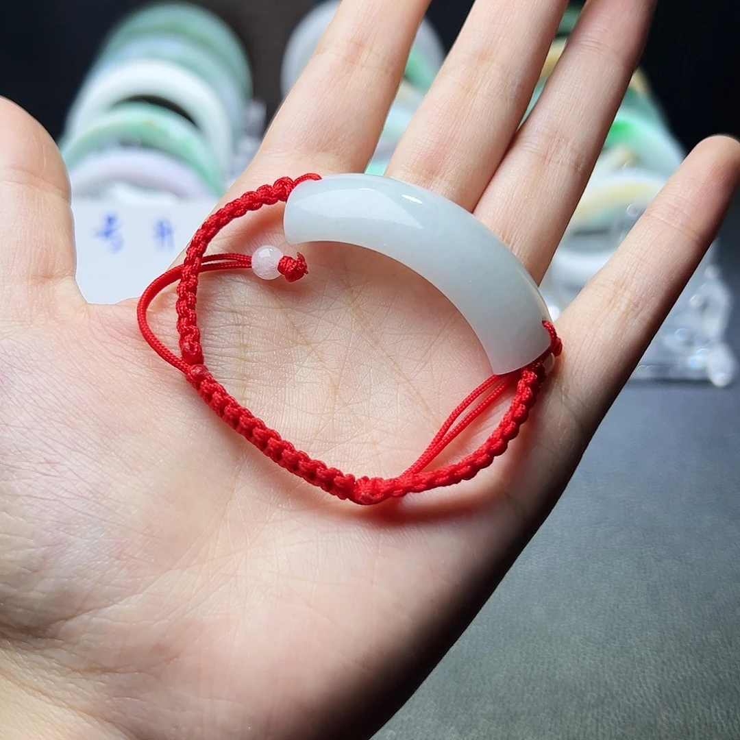 翡翠未镶嵌手绳天然A货翡翠手绳