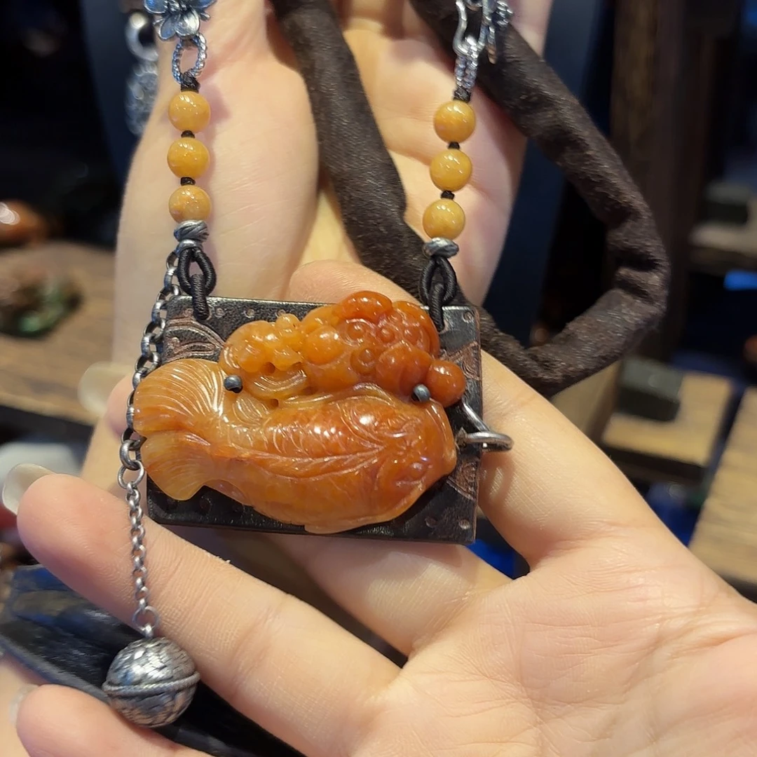 翡翠未镶嵌颈饰原创