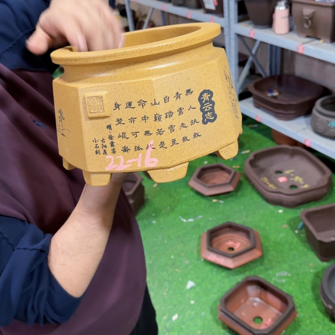 紫砂花盆紫砂花盆