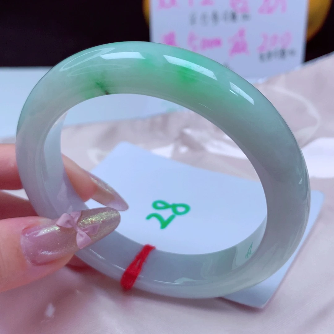 未镶嵌手镯翡翠天然缅甸翡翠A货手镯 28号