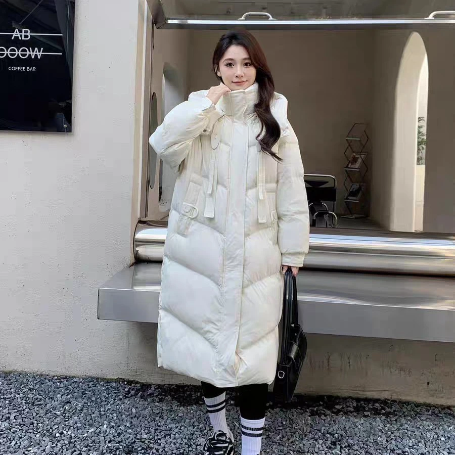 WY30旺琪抽绳大扣收腰百搭长棉衣
