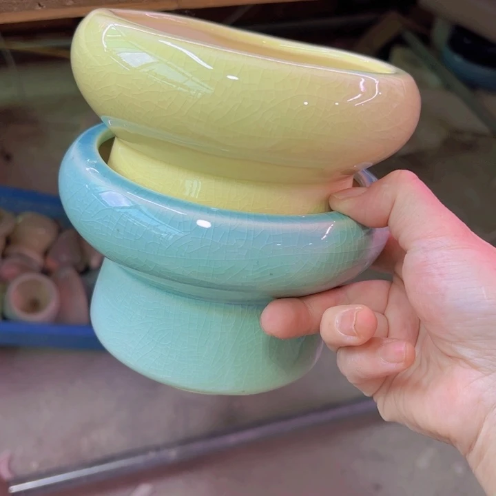 陶瓷花盆当场凑满12包邮