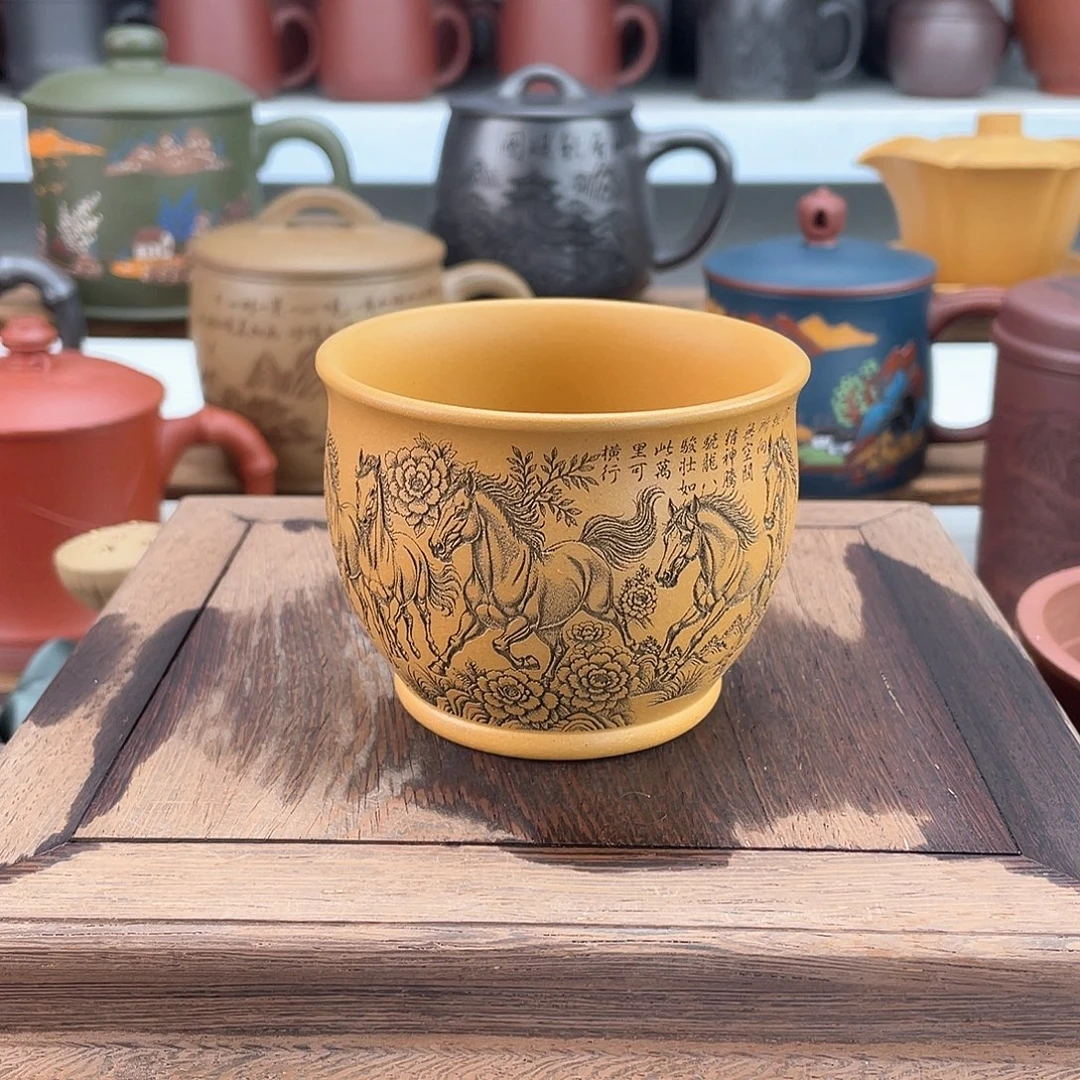 紫砂茶杯高档紫砂茶具套装