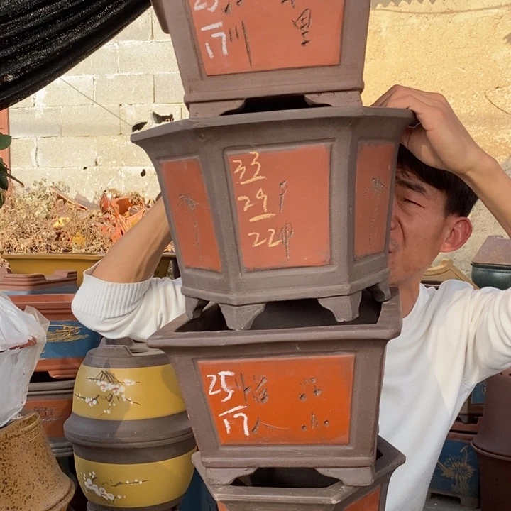 紫砂花盆紫砂特价包邮