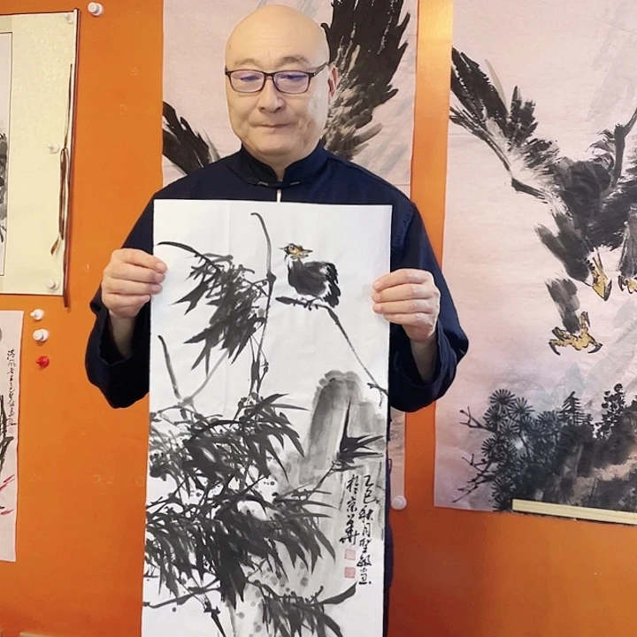 国画张圣敏先生纯手绘作品