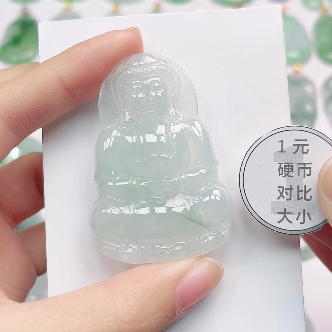 翡翠未镶嵌颈饰天然A货翡翠