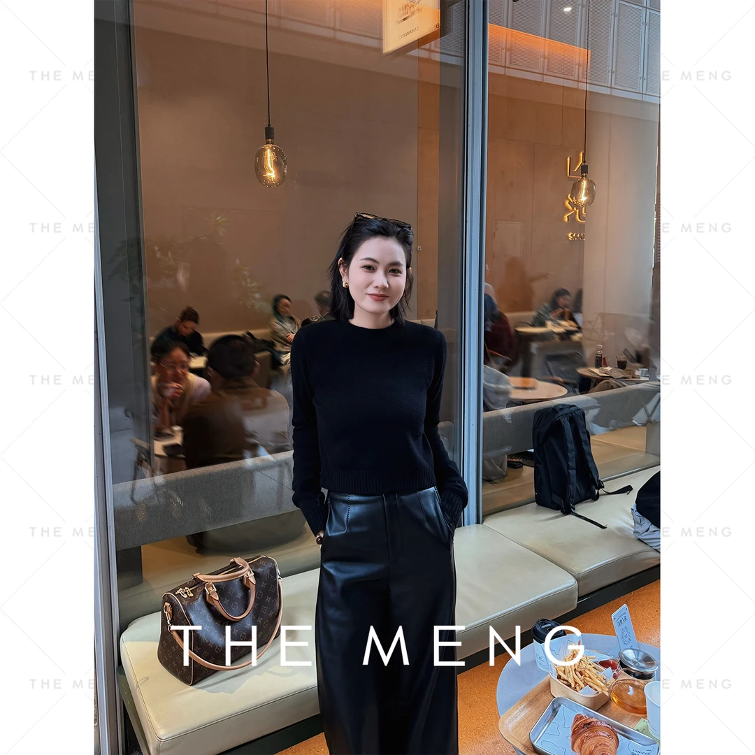THE MENG【初遇】轻暖山羊绒绵羊毛针织毛衣#M254E1563+M254E1574