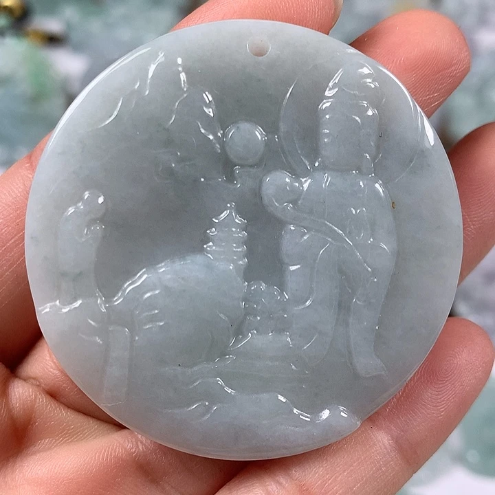 颈饰未镶嵌翡翠观音福利