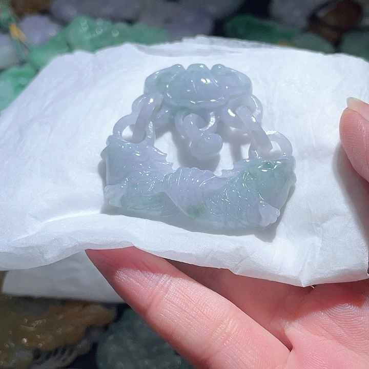 颈饰未镶嵌翡翠天