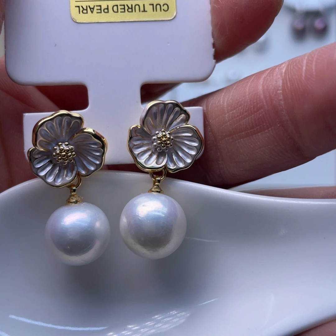 耳饰未镶嵌淡水珍珠