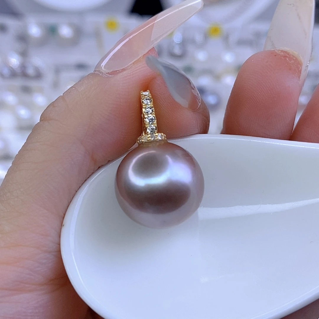 淡水珍珠合金颈饰15.4