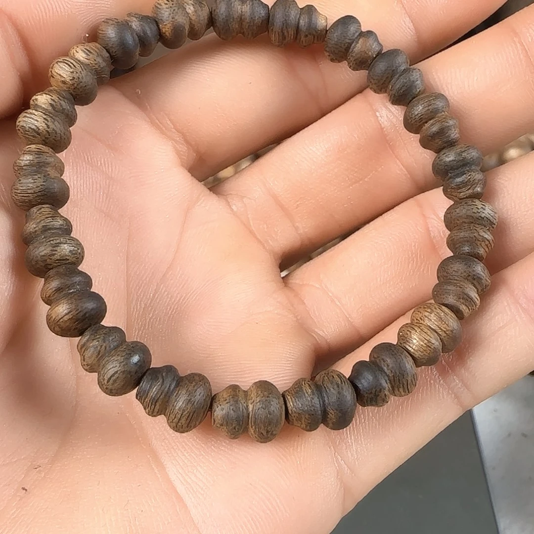 沉香手串张勺子福禄双全07规格4克加95分沉