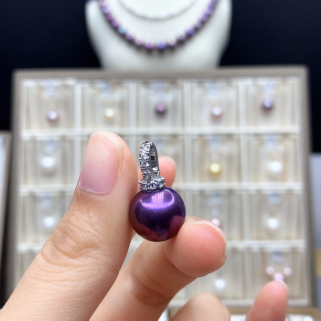 合金淡水珍珠颈饰