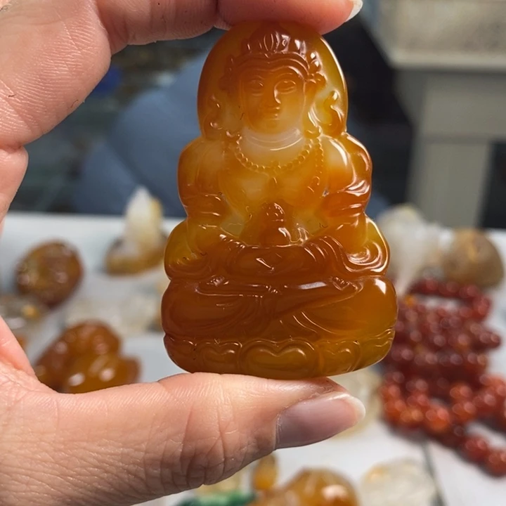 玛瑙/玉髓吊坠(不含链)未镶嵌