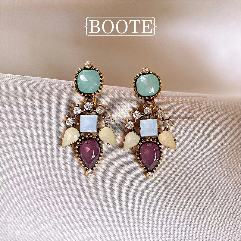 Boote HE22754 【古色古香】新中式时尚高级感耳饰