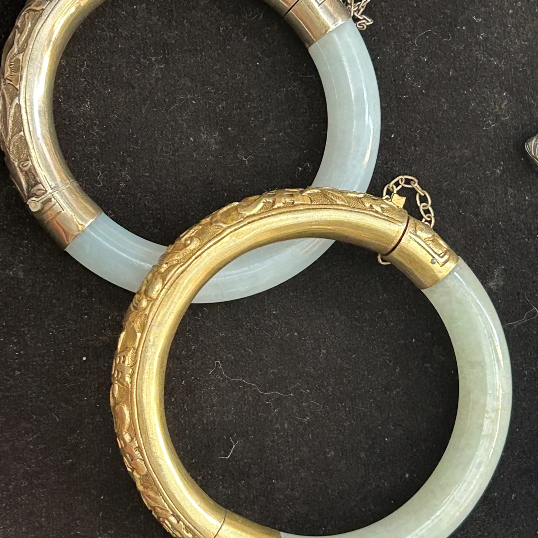 非金属玻璃手镯 手工国风玻璃手镯