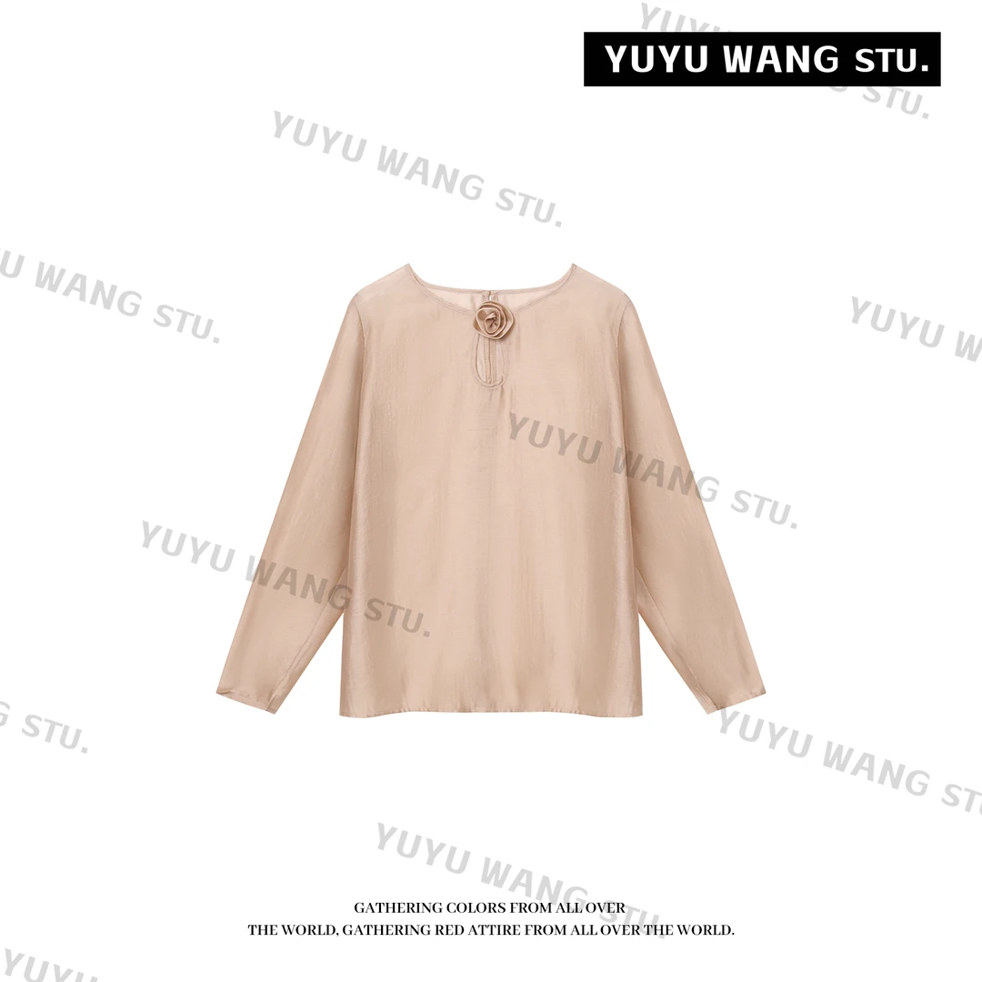 YUYU WANG【玉簪】新中式轻国风高级感衬衫女气质独特轻奢长袖小衫