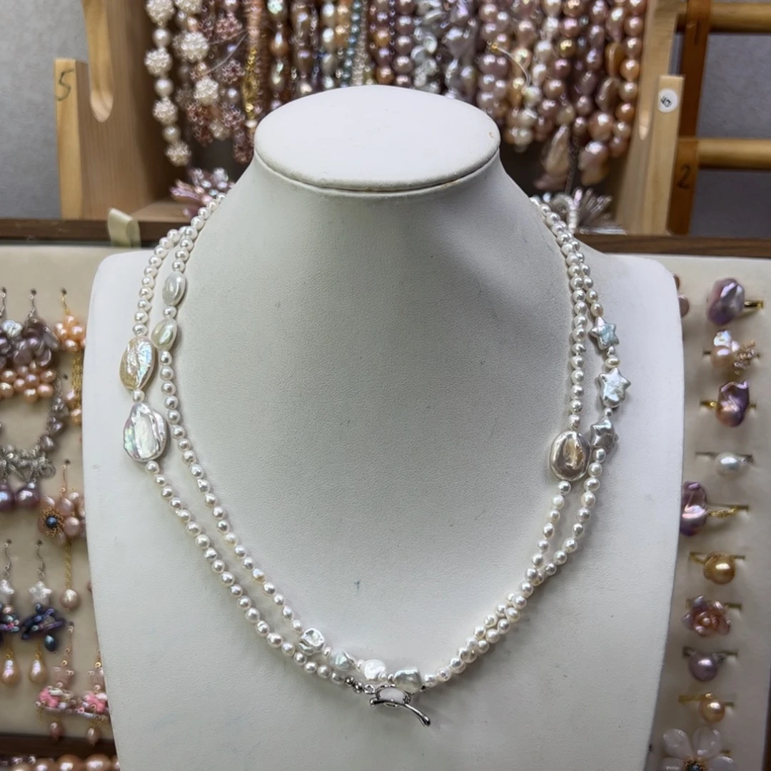 淡水珍珠手绳合金