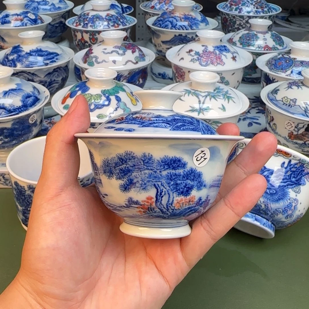 彦祖纯手工手绘茶具131