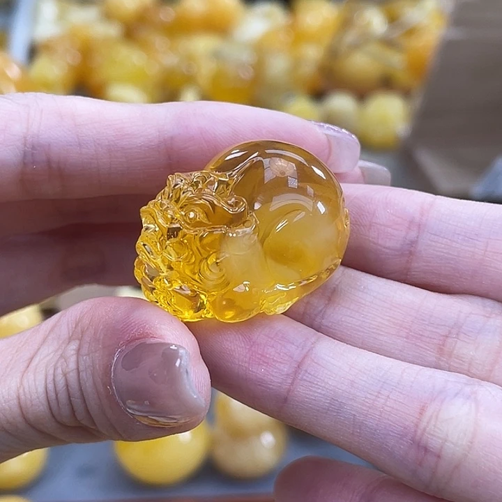 琥珀未镶嵌珠宝奇石琥珀蜜蜡J90