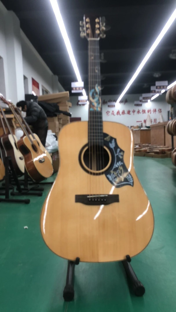 高端民谣吉他4 1寸电箱款