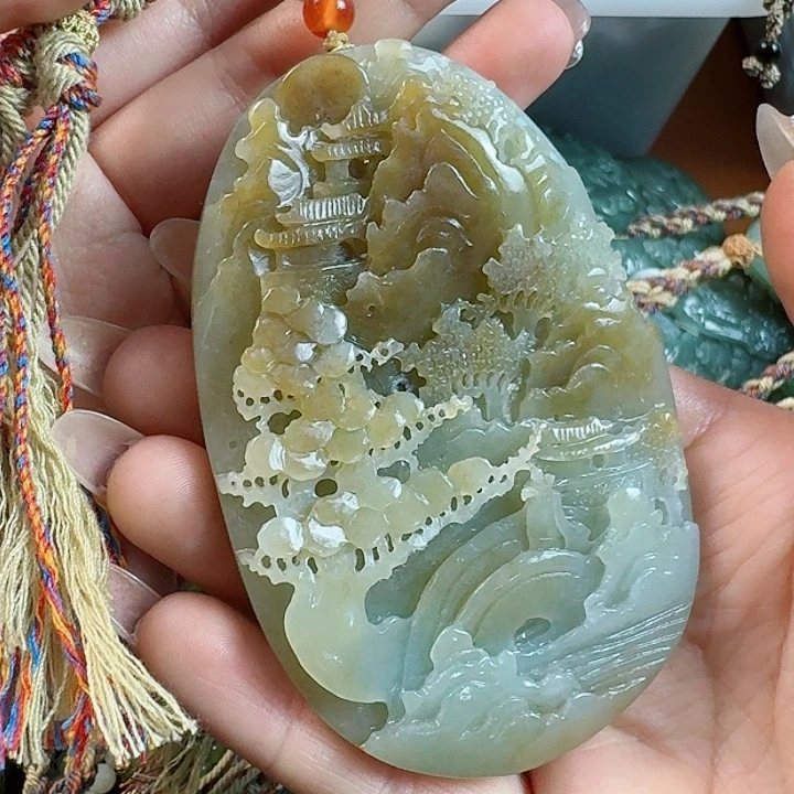 和田玉把件未镶嵌