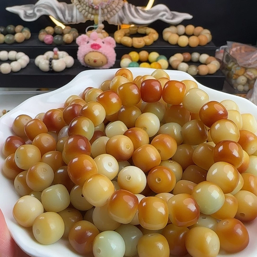 吊坠菩提根/象牙果卡11焦糖板栗干磨桶500颗