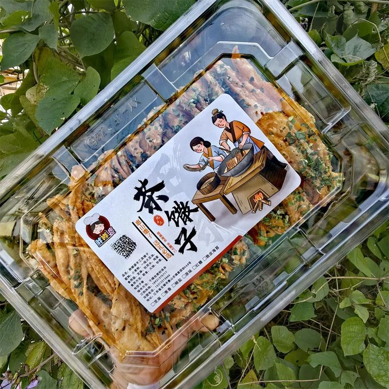 胖嘟婆茶撒子老街胖都婆粗茶淡饭茶馓子无锡惠山古镇葱香椒盐原味