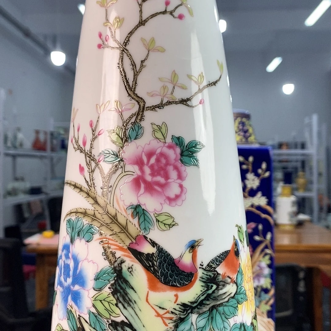 摆件景德镇陶瓷花瓶摆件